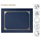 Better Office Products Navy Blue Certificate Holders, Diploma Holders, Document Covers with Gold Foil Border, 25PK 65252 - alternate 3